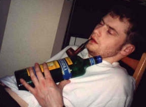 Hier geht es bergab.